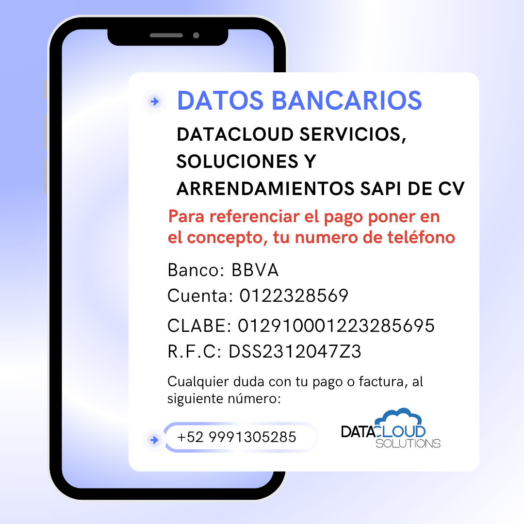 Datos bancarios
